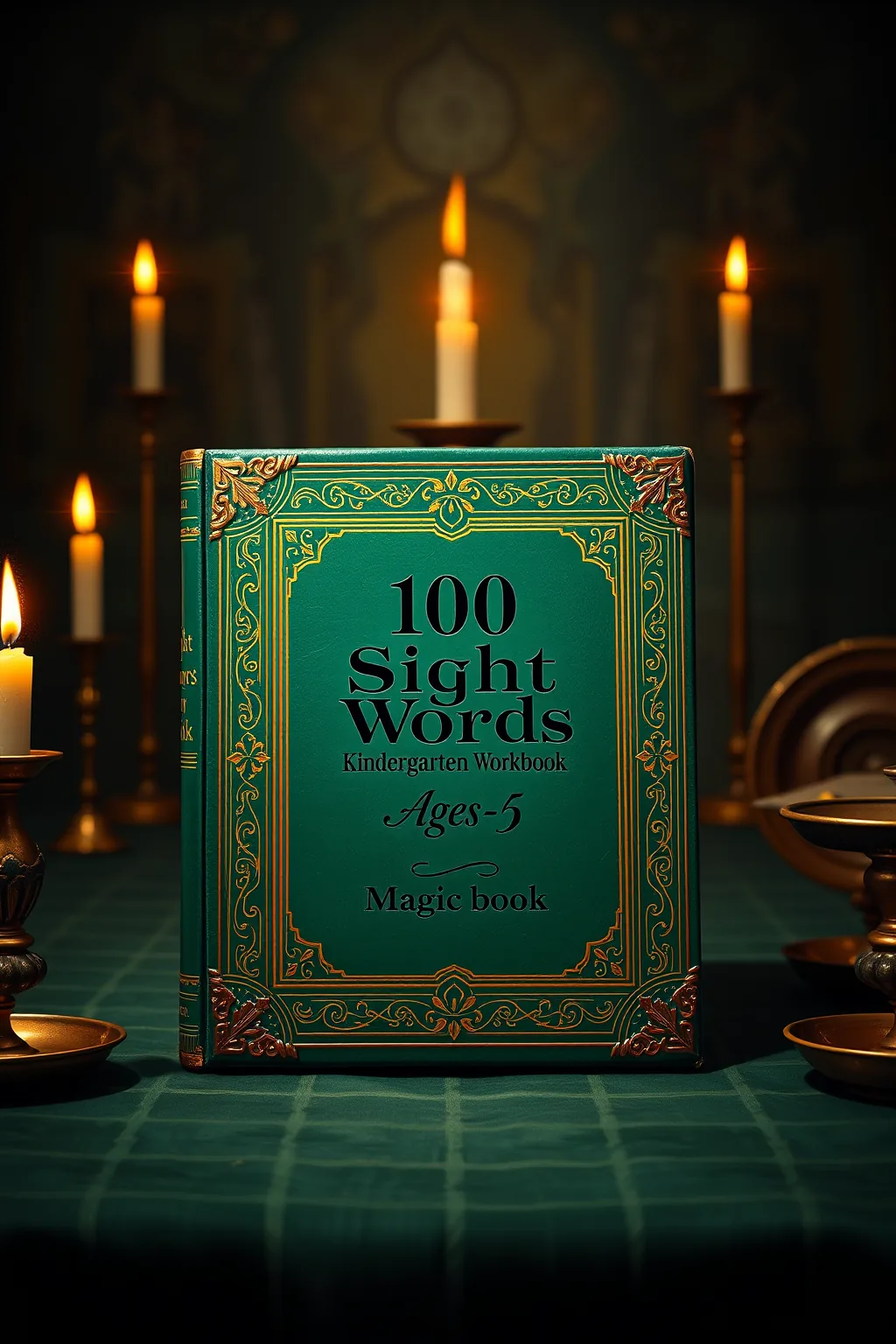 100 Sight Words Kindergarten Workbook Ages 4-6