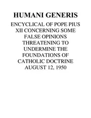1950 Pius XII HUMANI GENERIS papal encyclical nwo illuminati freemasons