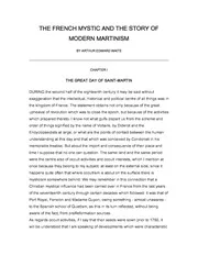A. E Waite The French Mystic And The Story Of Modern Martinism