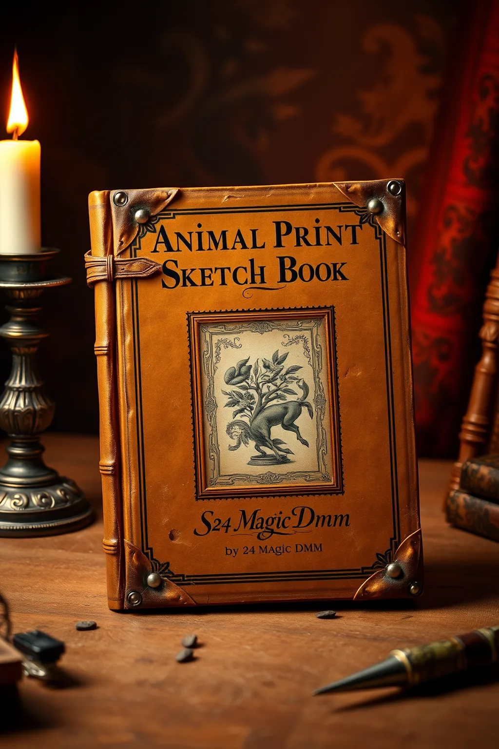 Animal Print Sketch Book