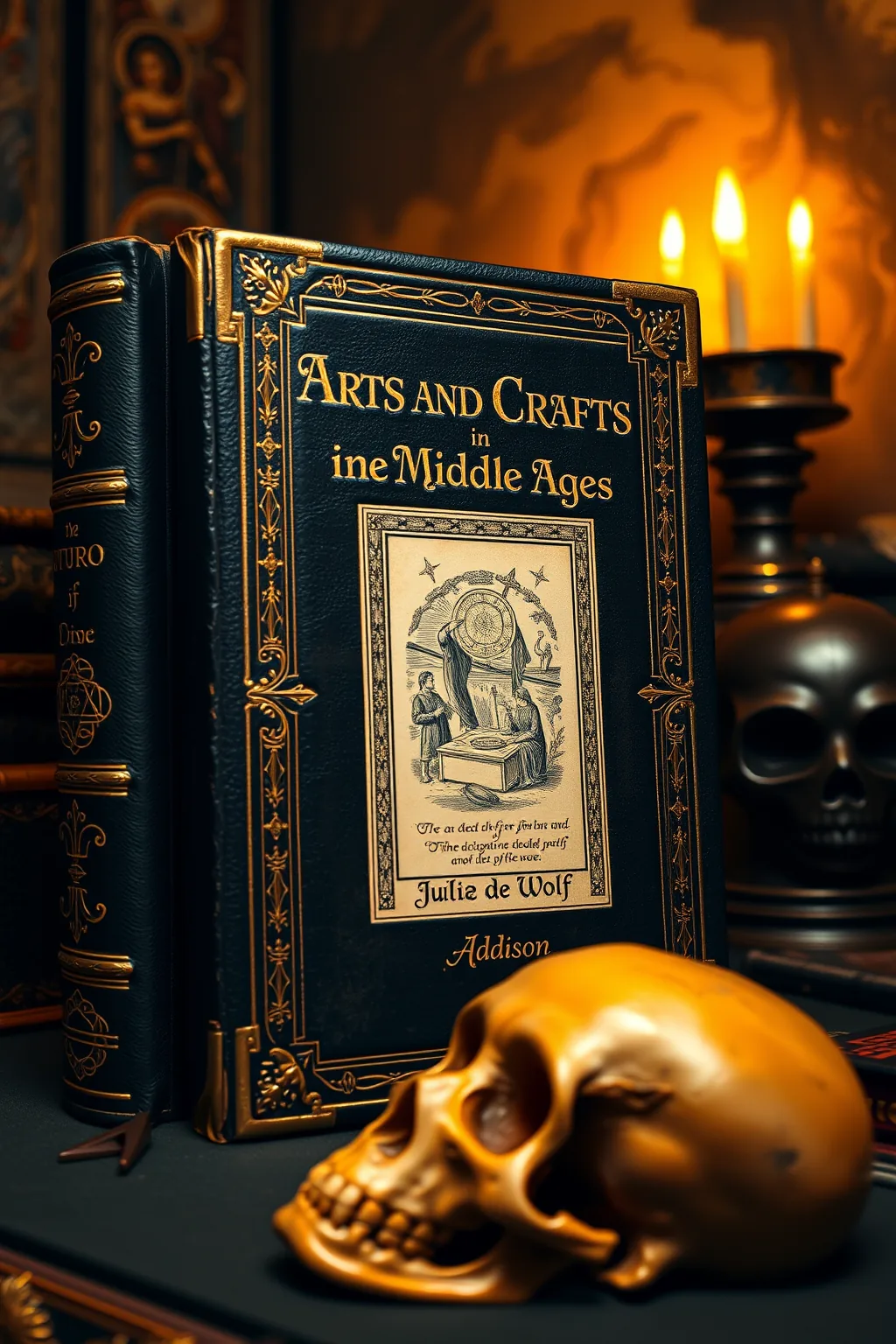 Arts and crafts in the Middle Ages : $b a description of mediaeval workmanship in several of the departments of applied art, together with some account of special artisans in the early Renaissance — Freemasonry & Secret Societies