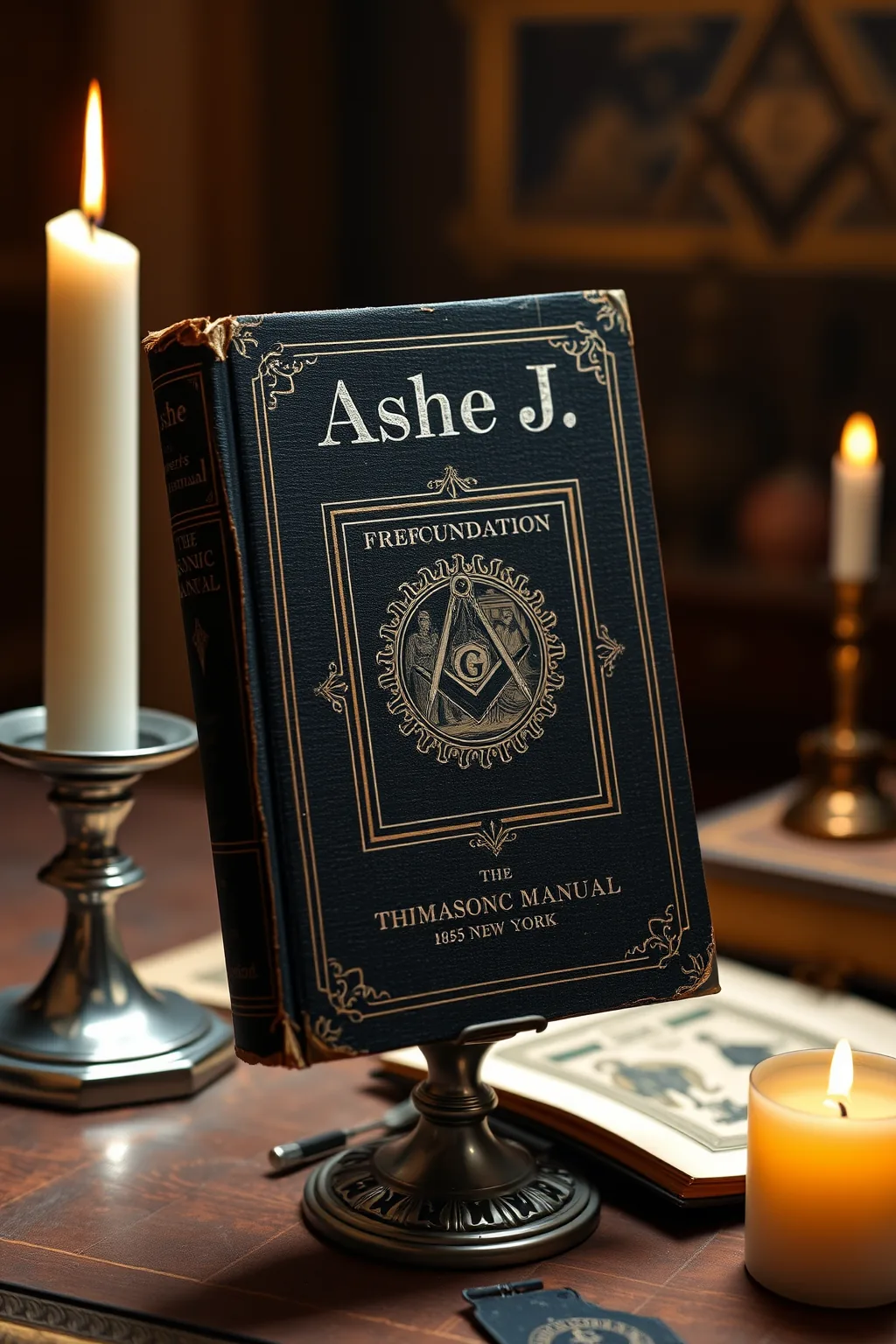 Ashe J The Masonic Manual 1855 New York — Freemasonry & Secret Societies