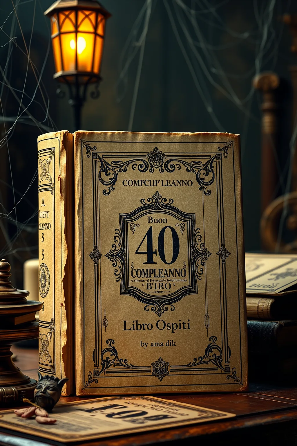 Buon 40 Compleanno Libro Ospiti — Divination & Tarot
