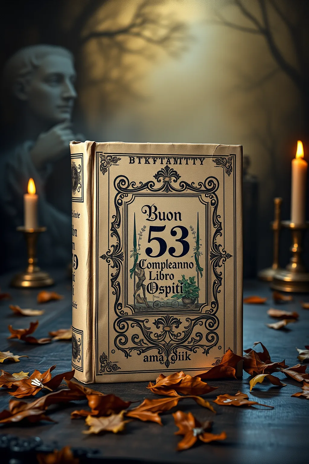 Buon 53 Compleanno Libro Ospiti — Divination & Tarot
