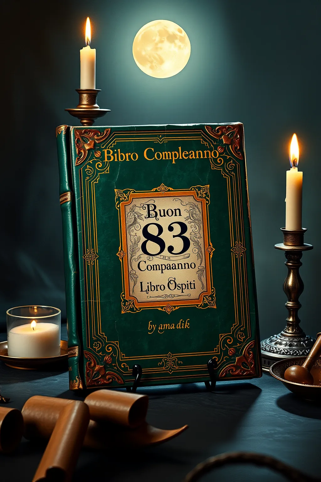 Buon 83 Compleanno Libro Ospiti — Divination & Tarot