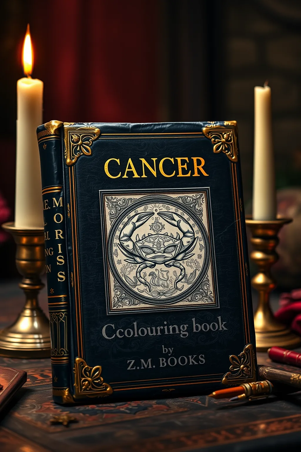 CANCER Zodiac Coloring Book — Astrology & Cosmology