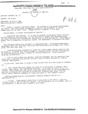 CIA Reading Room cia-rdp96-00791r000200230024-6: TIME INC ARTICLE, FROM DATA BASE SEARCH. 'EXPLORING PSYCHIC WEAPONS'