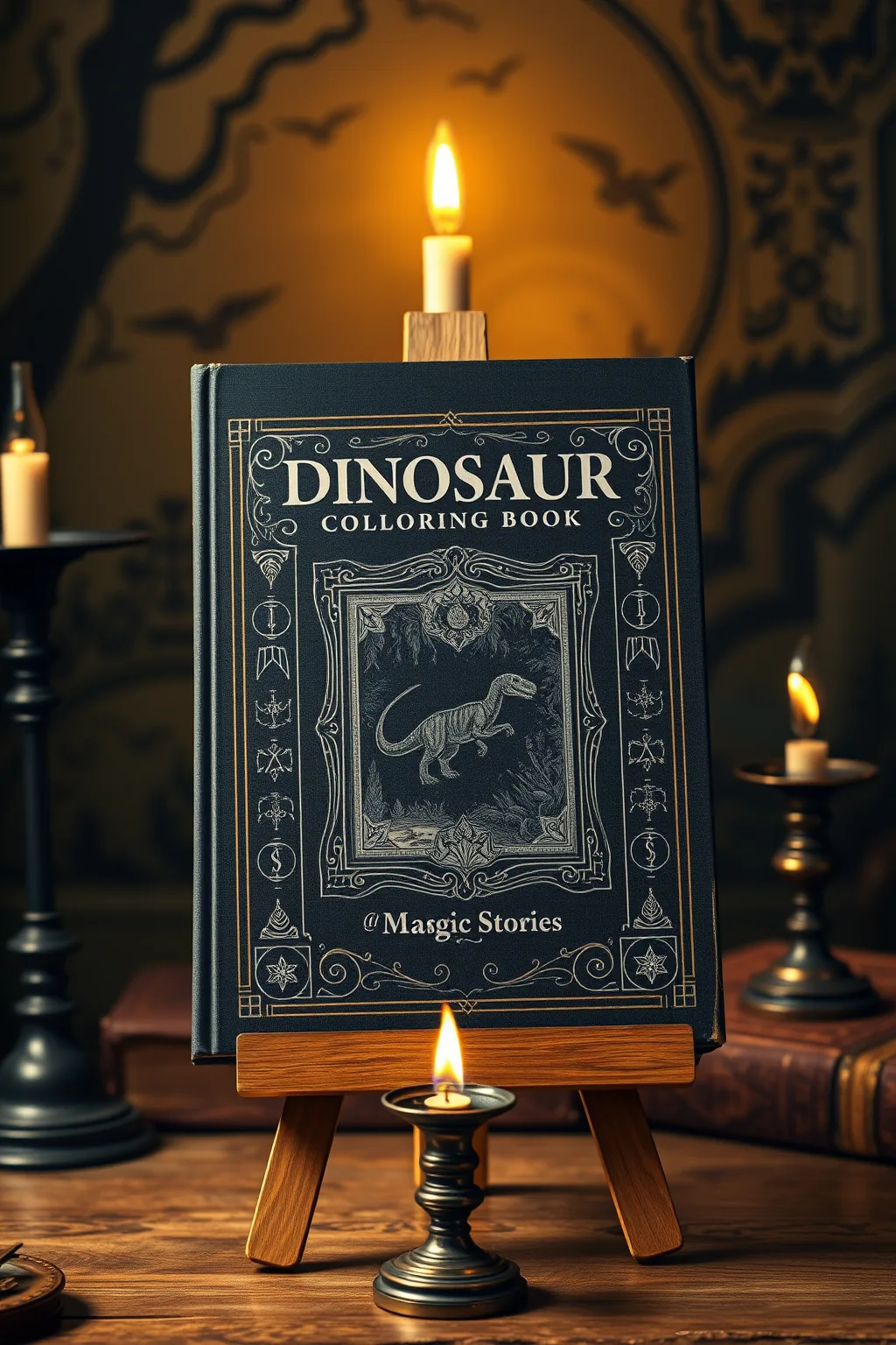 Dinosaur Coloring Book for Kids Ages 3-8