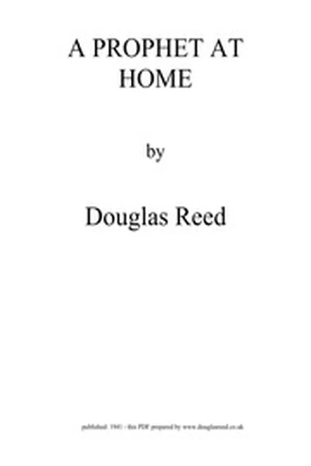 Douglas Reed Collection Compilation nwo illuminati freemasons