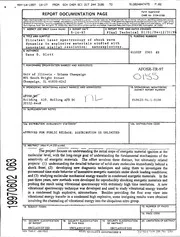 DTIC ADA325605: Ultrafast Laser Spectroscopy of Shock Wave Dynamics in Explosive Materials Studied With Nanometer Spatial Resolution: Nanoexplosions.