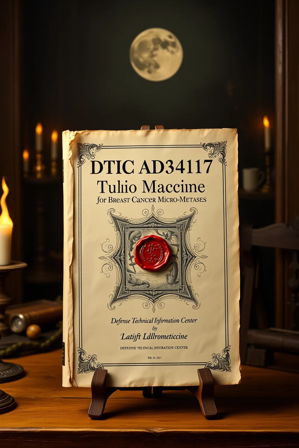 DTIC ADA334117: Poliovirus Tumor Vaccine for Breast Cancer Micro-Metastases. — Occult Philosophy