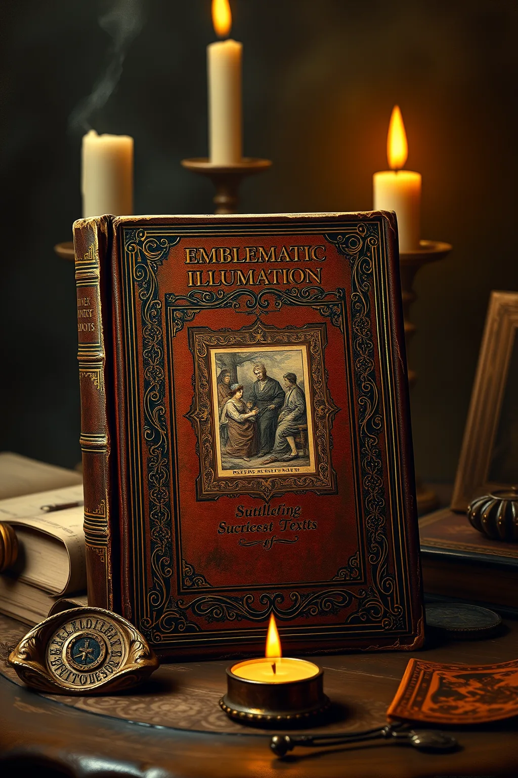 Emblematic Illumination; or Forms, Colours and Emblems: Suitable for Illuminating Texts of Holy Scripture in Large Style, in Oils or Water-colours.