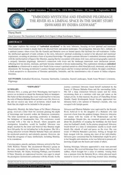 EMBODIED MYSTICISM AND FEMININE PILGRIMAGE: THE RIVER AS A LIMINAL SPACE IN THE SHORT STORY ISHWAREE BY INDIRA GOSWAMI