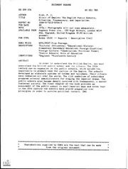 ERIC ED359076: Elixir of Empire: The English Public Schools, Ritualism, Freemasonry, and Imperialism.