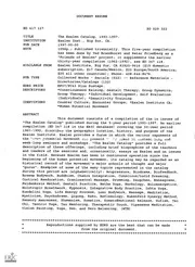 ERIC ED417127: The Esalen Catalog, 1993-1997.