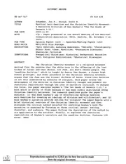 ERIC ED447517: Mystical Anti-Semitism and the Christian Identity Movement: A Narrative Criticism of Dan Gayman's "The Two Seeds of Genesis 3:15."