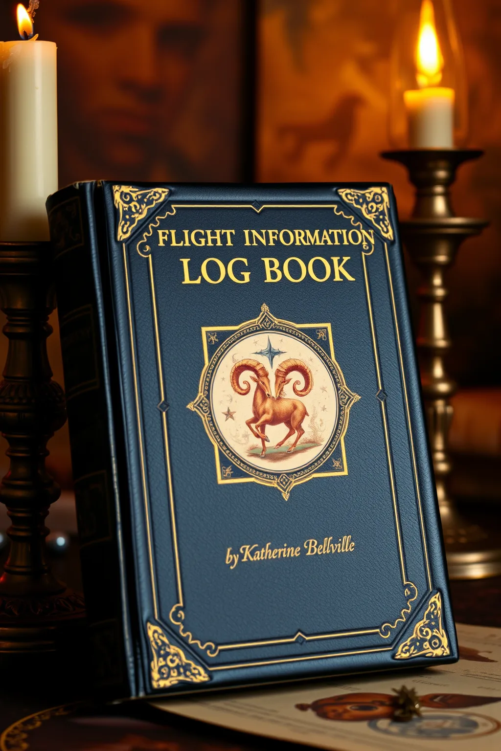 Flight Information Log Book - Aries Zodiac Sign Astrology March April Birthday — Astrology & Cosmology