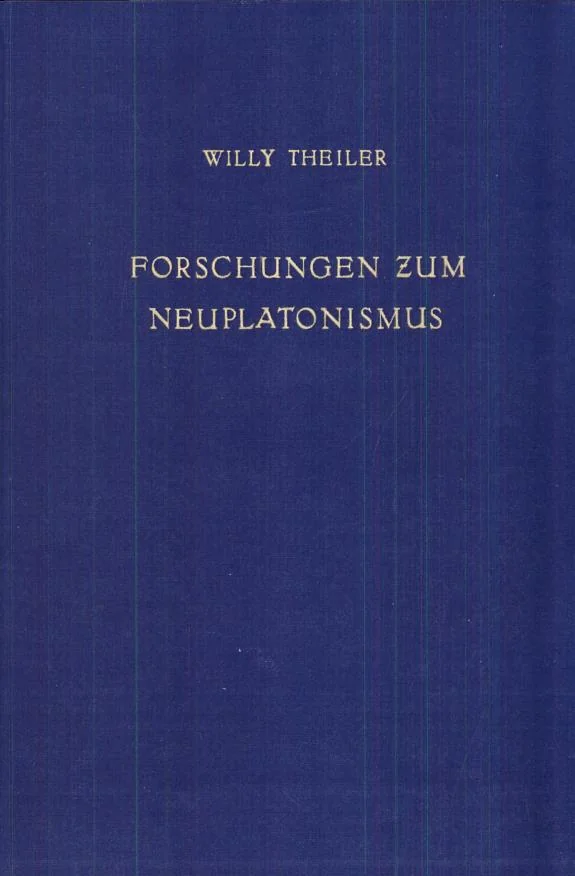Forschungen zum Neuplatonismus
