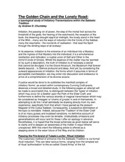 Golden Chain And The Lonely Road