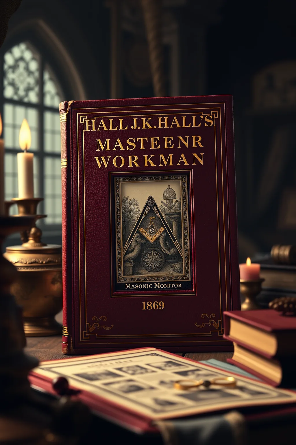 Hall J K Hall's Master Workman & Masonic Monitor 1869 — Freemasonry & Secret Societies