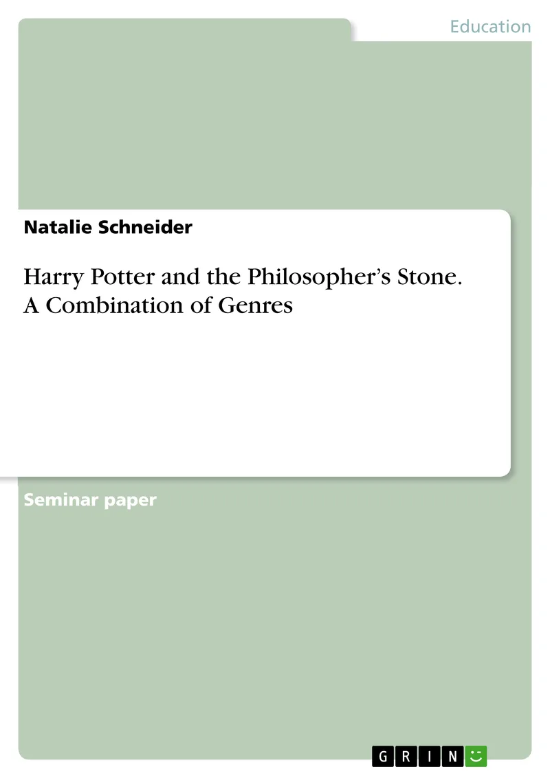 Harry Potter and the Philosopher’s Stone. A Combination of Genres — 