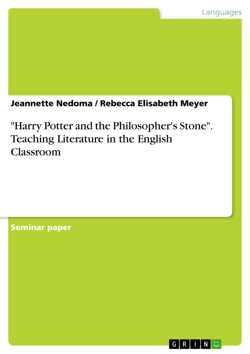 "Harry Potter and the Philosopher's Stone". Teaching Literature in the English Classroom — 