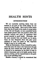 Health Hints for Four-Fold health 2nd Edition