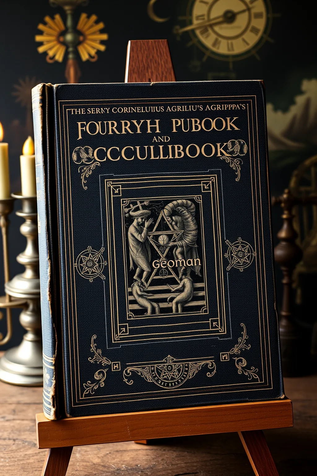 Henry Cornelius Agrippa's Fourth Book of Occult Philosophy, and Geomancy. Magical Elements of Peter de Abano. Astronomical Geomancy [by Gerardus Cremonensis]. the Nature of Spirits [by Gorg Pictorius]. and Arbatel of Magic — Divination & Tarot
