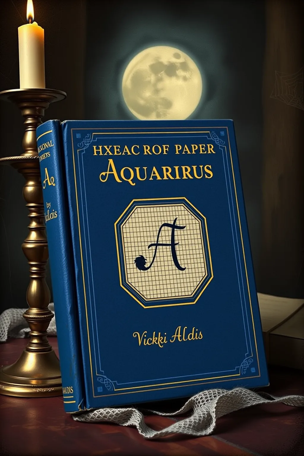 Hexagonal Graph Paper Aquarius AF ' Aquarius Astrology ' Zodiac Sign Aquarius — Astrology & Cosmology