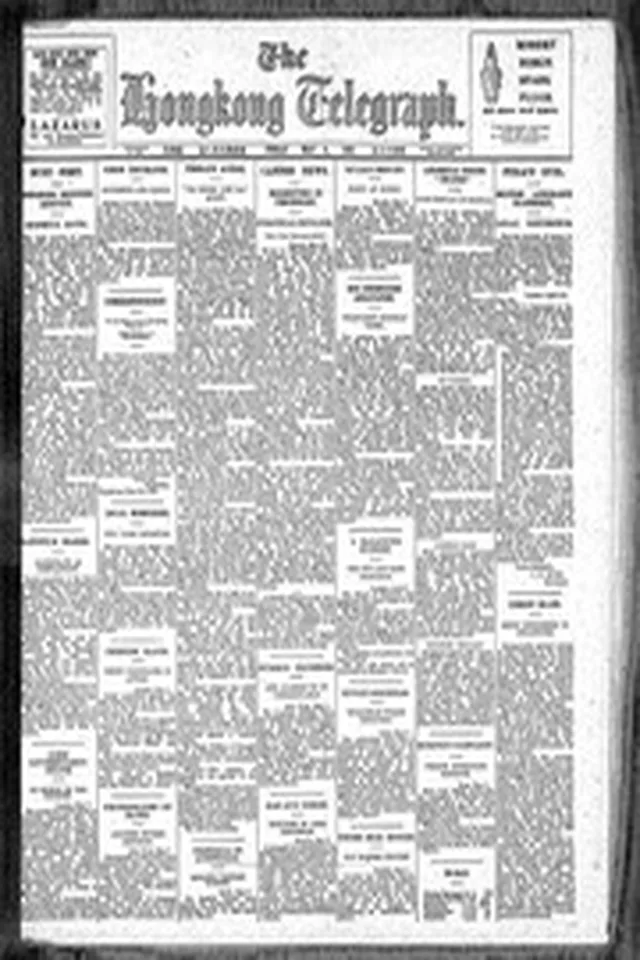 Hong Kong Telegraph 1925-05-08