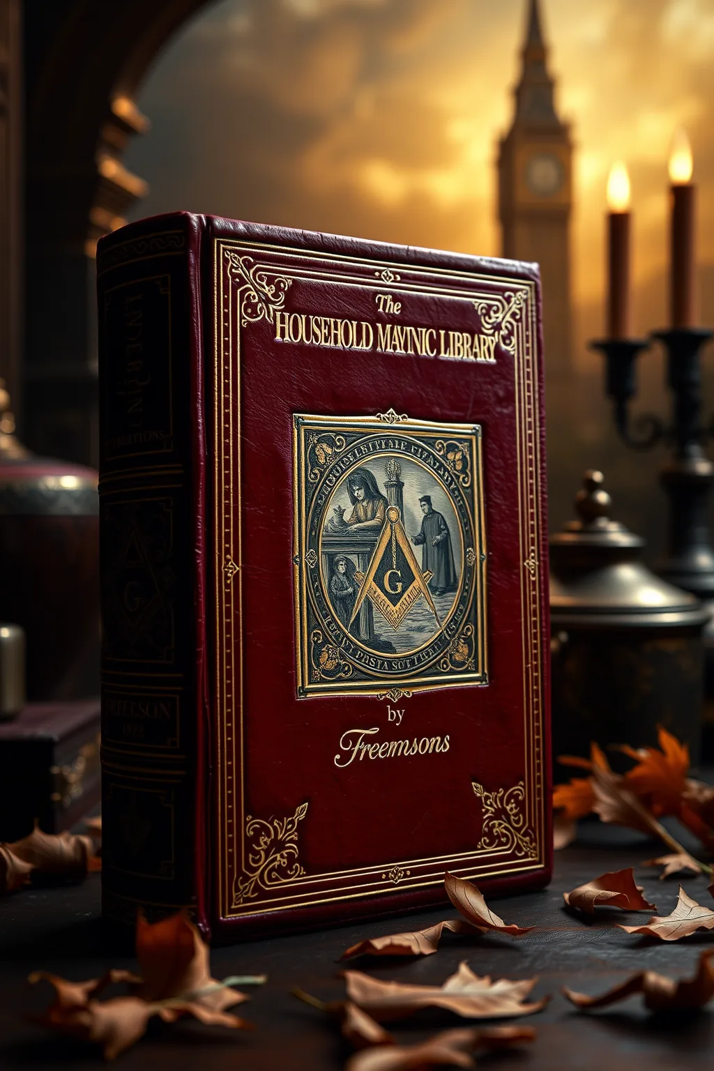 Household Masonic Library Andersons Constitutions Of Freemasons 1923 Macoy NY 1859 — Freemasonry & Secret Societies