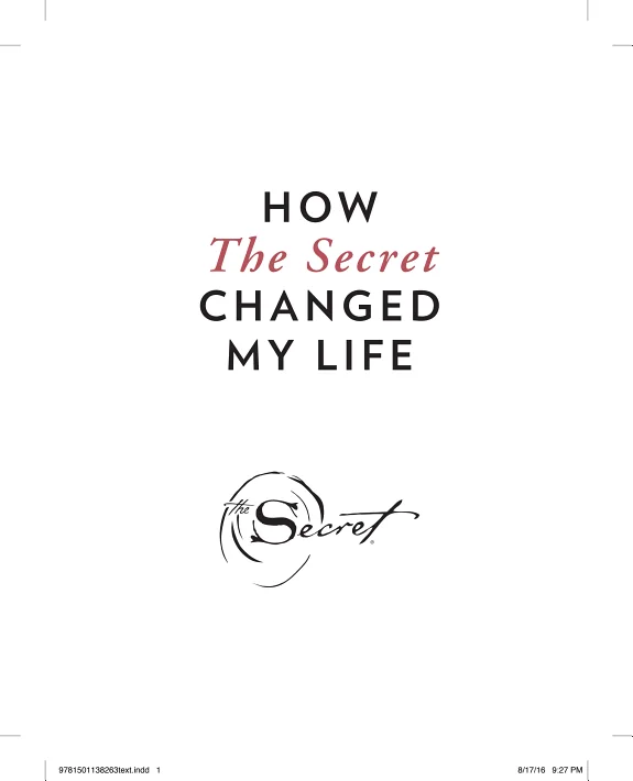 How The Secret Changed My Life
