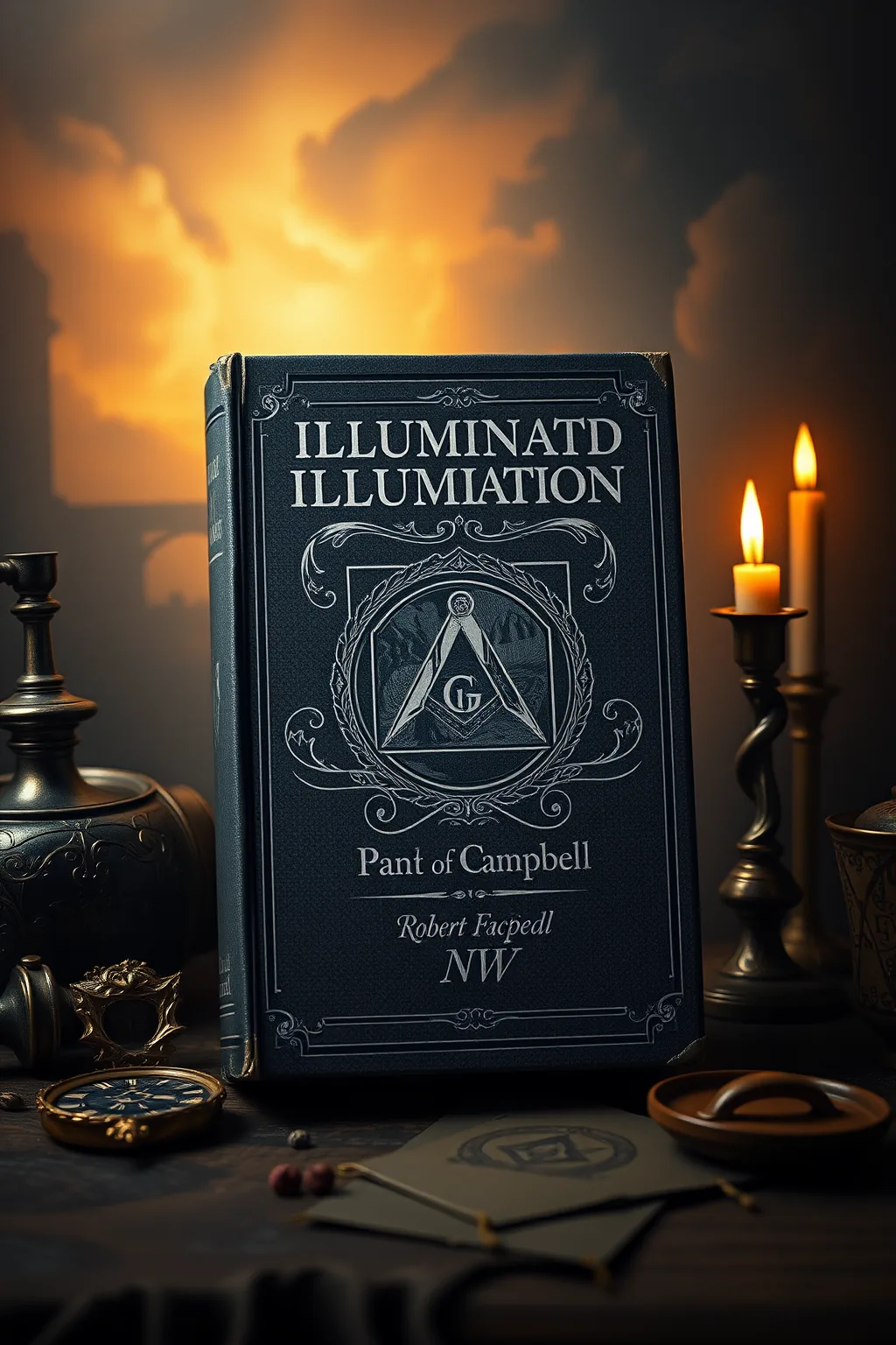 Illuminati Hand Of Illumination The Two Faced Double God peace sign nwo freemasons janus baphomet