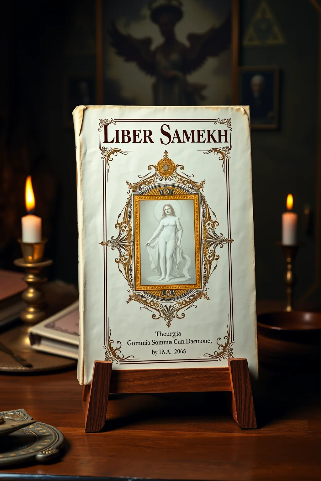 Liber Samekh 
   Theurgia Goetia Summa 
   Congressus Cum Daemone) 
   Sub Figura DCCC — Freemasonry & Secret Societies