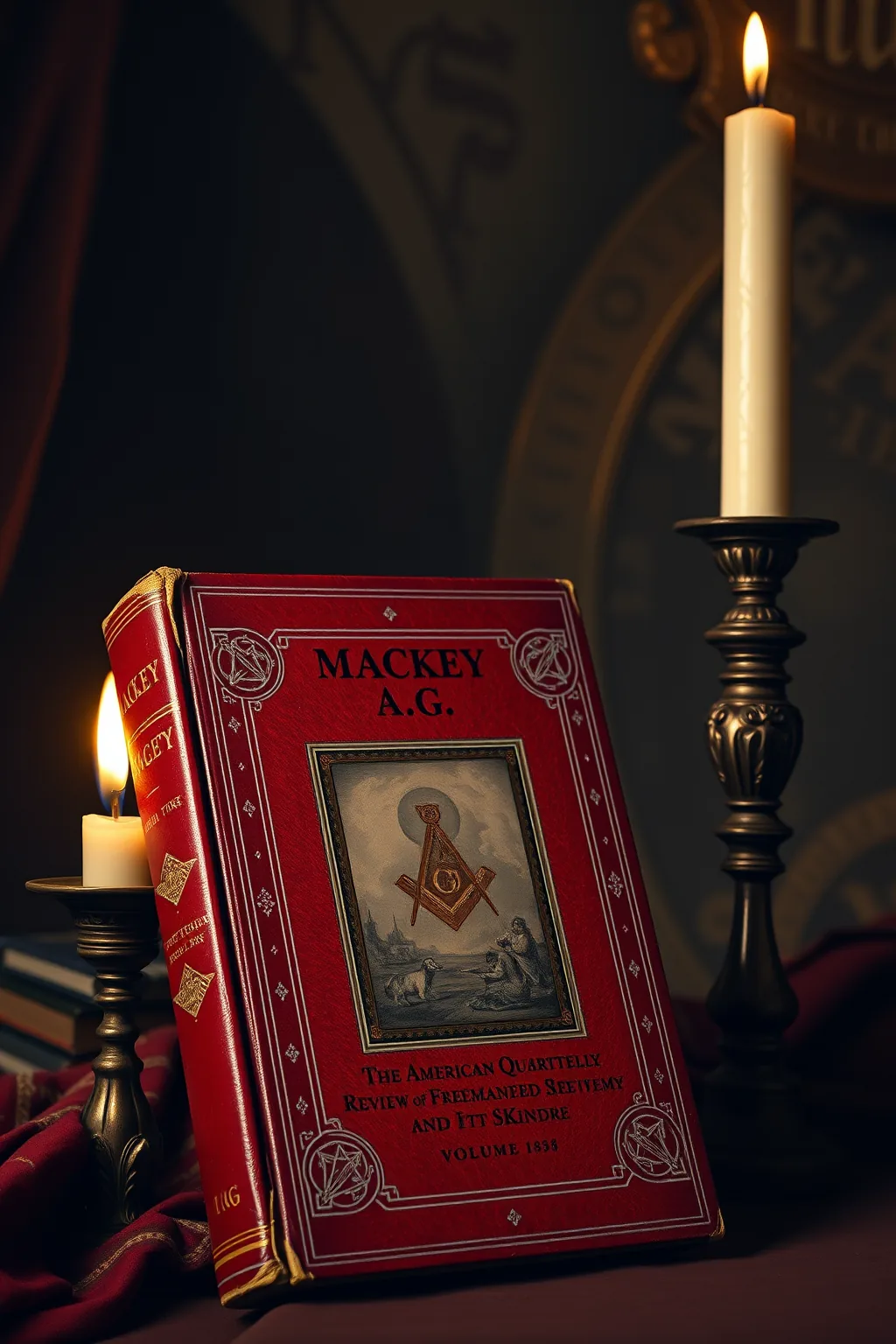 Mackey A G The American Quarterly Review Of Freemasonry And Its Kindred Sciences Volume 1 1858