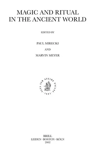 Magic and ritual in the ancient world