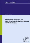Mindfulness, Akzeptanz und Meta-Emotionen im Zusammenhang mit Wohlbefinden — 