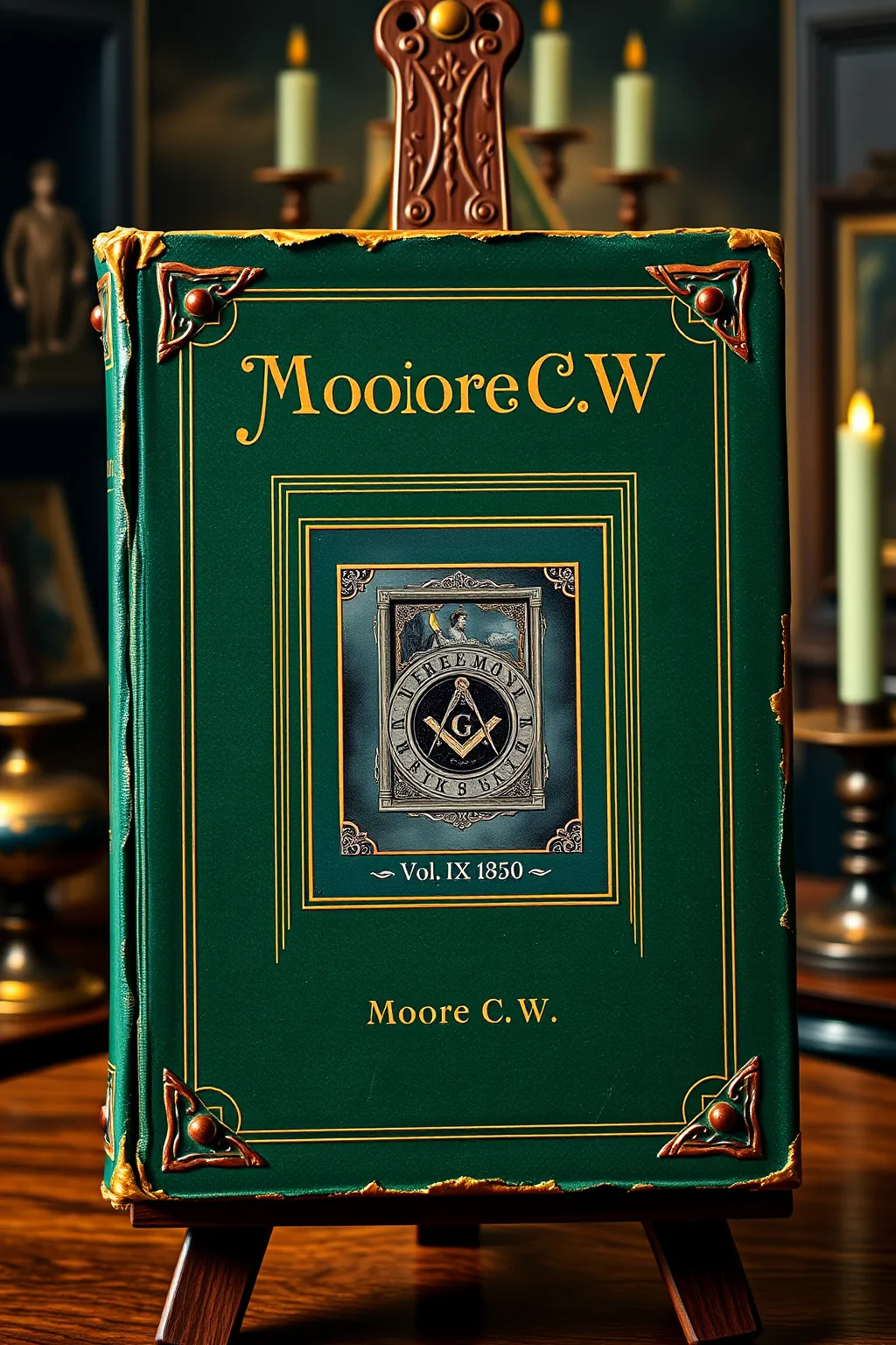 Moore C W The Freemasons Monthly Magazine Vol IX 1850 — Freemasonry & Secret Societies