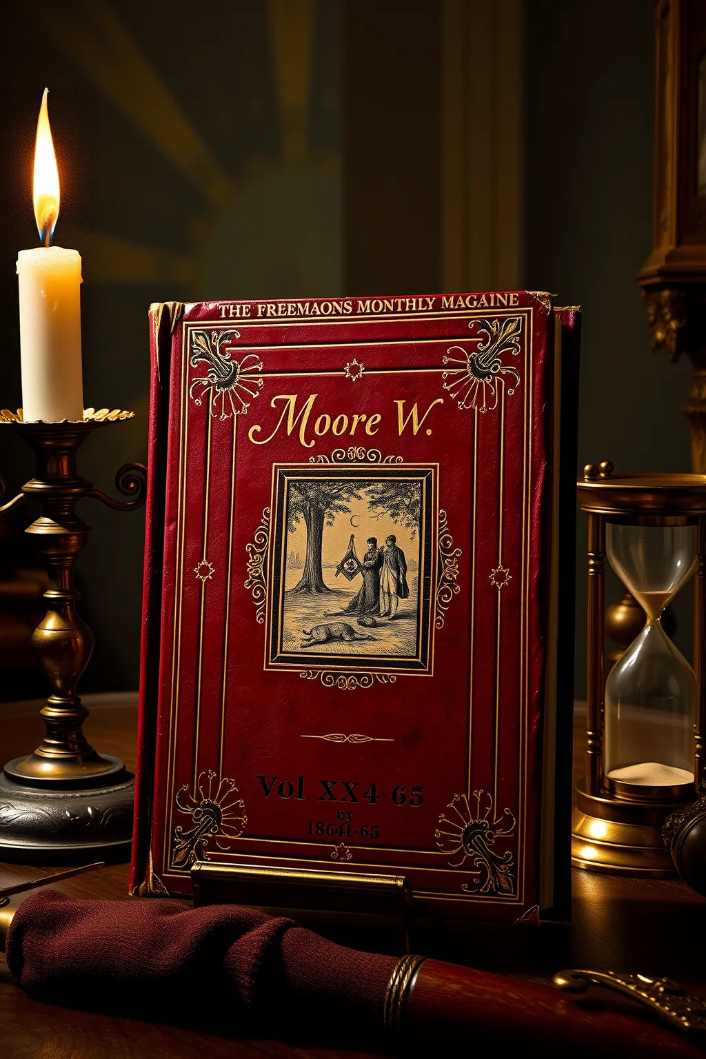 Moore C W The Freemasons Monthly Magazine Vol XXIV 1864 65 — Freemasonry & Secret Societies