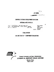 NASA Technical Reports Server (NTRS) 19740027156: In-line task 57: Component evaluation. [of circuit breakers, panel switches, etc. for space shuttle
