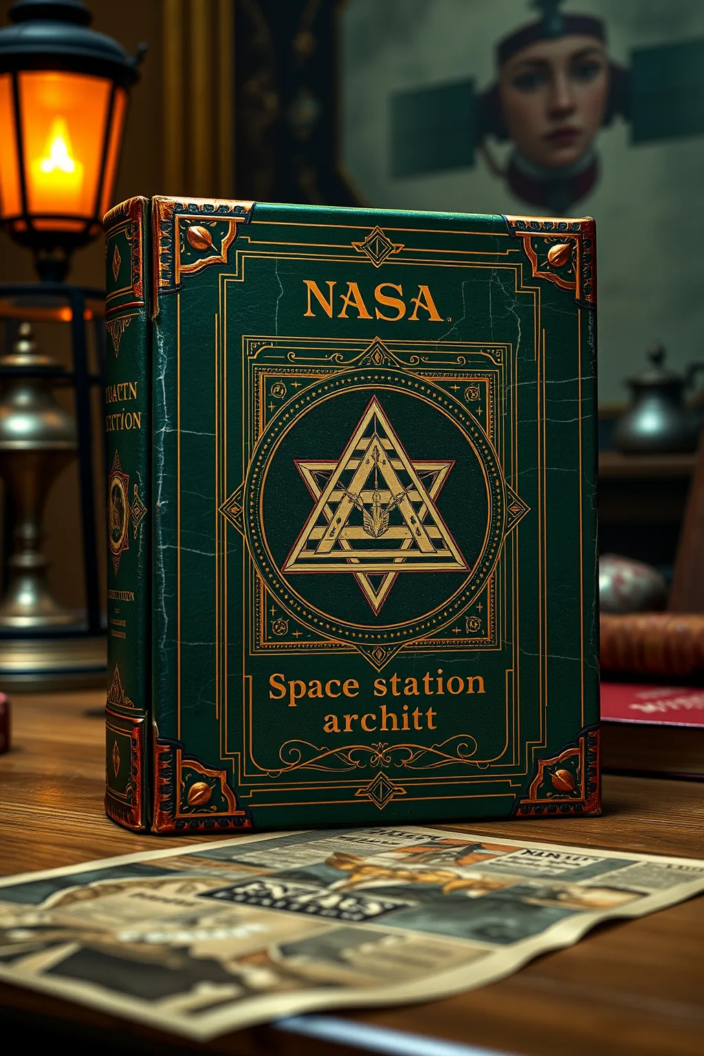 NASA Technical Reports Server (NTRS) 19840014544: Space station architecture, module, berthing hub, shell assembly, berthing mechanism and utility connection channel — Alchemy & Hermeticism