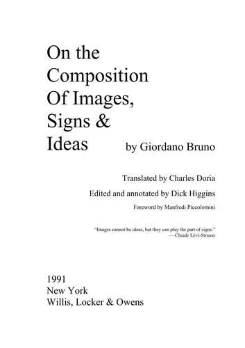 On the composition of images, signs & ideas
