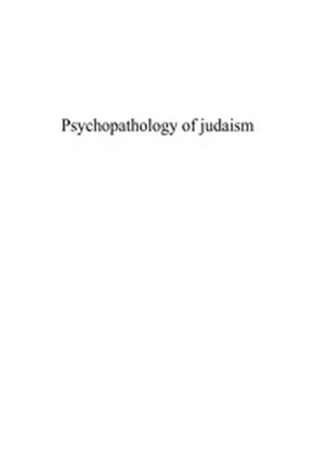 Psychopathology Of Judaism