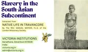 Slavery in the South-Asian Subcontinent