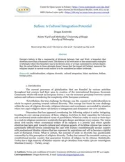 Sufism: A Cultural Integration Potential - Dragan Kostovski