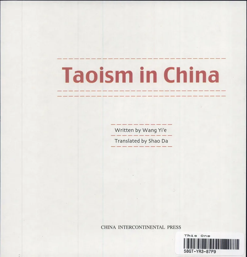 Taoism in China — 