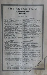 The Aryan Path Vol-I No-6