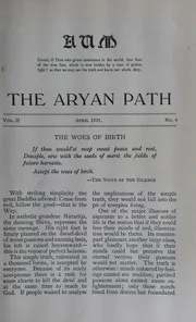 The Aryan Path Vol-II No-4