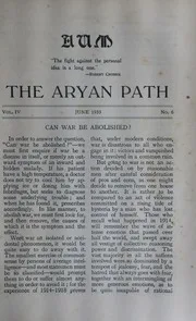 The Aryan Path Vol-IV No-6
