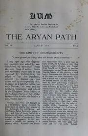 The Aryan Path Vol-IV No-8